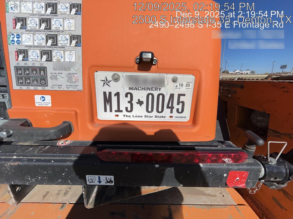 2024 Generac MLT2 Diesel, Flex Switch 120V Input, Powerzone Controller, 
(4) 320W LED Lights, 4kW Generator, 39.9 Gal Fuel Tank, 2" Ball, T3