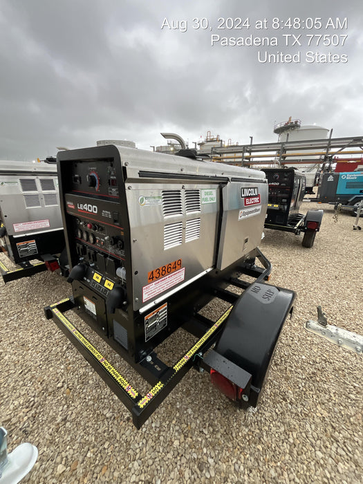 2024 Lincoln Electric LE400 Kubota V1505, Trlr, Cable Rack, Light Kit, ES Decals, T3