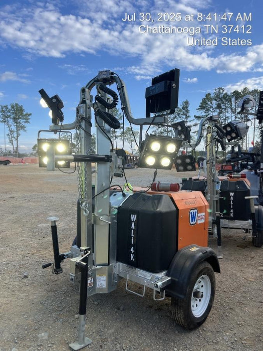 2024 Wanco WLTT-4MM4K Diesel, Mitsubishi L2E, 9.0HP @1800 rpm, Deep Sea Controller, Shore Power Plug, Auto Start, (4) 350W LED Floodlights, 4kW Generator, 60 Gal Fuel Tank, 2" Ball, T3