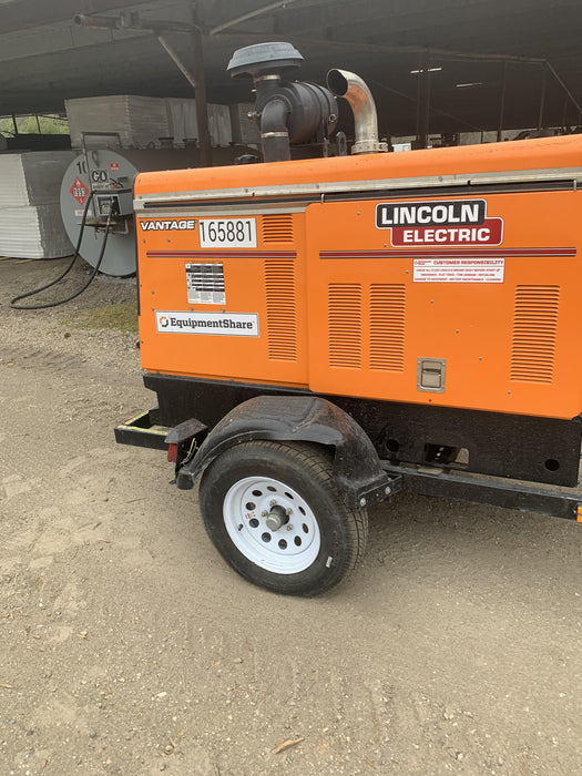 2021 Lincoln Electric Vantage 549X Ready Pak 3, ORANGE (includes trailer, cable rack, fender light kit)
