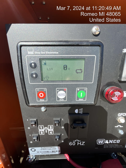 2024 Wanco WLTT-4MM4K Diesel, Deep Sea Controller, Shore Power Plug, Auto Start, (4) 350W LED Floodlights, 4kW Generator, 60 Gal Fuel Tank, 2" Ball, T3