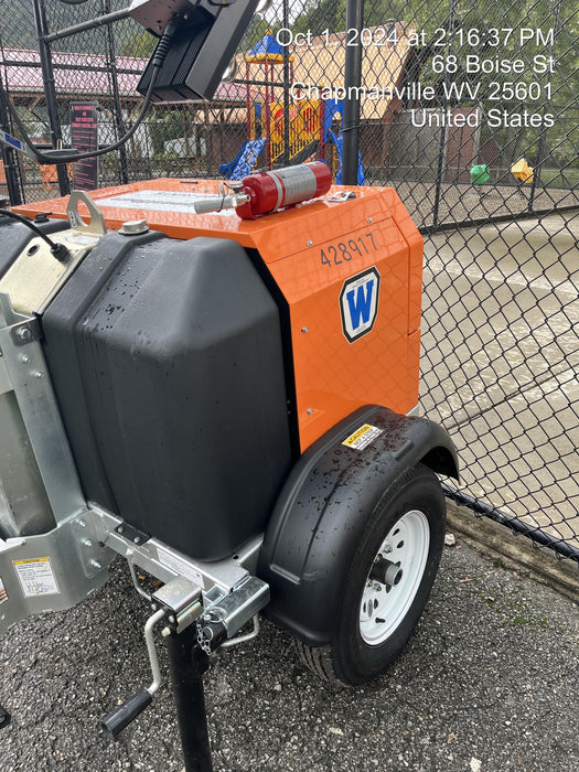 2024 Wanco WLTT-4MM4K Diesel, Deep Sea Controller, Shore Power Plug, Auto Start, (4) 350W LED Floodlights, 4kW Generator, 60 Gal Fuel Tank, 2" Ball, T3