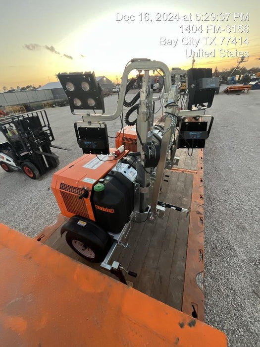 2024 Wanco WLTT-4MM4K Diesel, Deep Sea Controller, Shore Power Plug, Auto Start, (4) 350W LED Floodlights, 4kW Generator, 60 Gal Fuel Tank, 2" Ball, T3