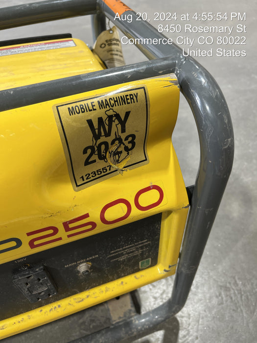 2021 WACKER NEUSON GP2500A