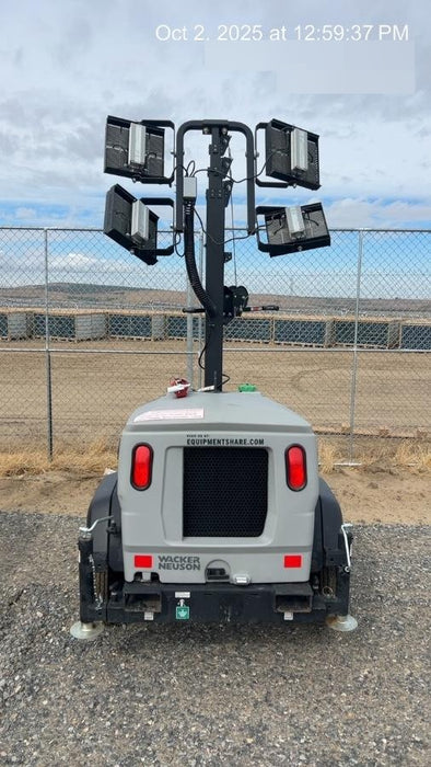 2024 Wacker Neuson LTT4 Diesel, Kohler KDW702, Deep Sea Controller, Auto Start, LED 320W, Bypass Outlet, T3