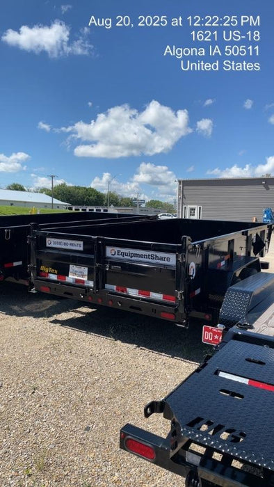 2025 BIG TEX TRAILER 16LP-14BK6SIRPD