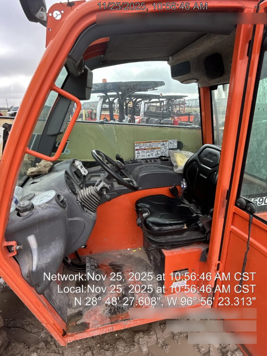 2020 JLG G5-18A Cab/Heat/Air, NM Solid Tires, Beacon w/48" Carriage, 48" Pallet Forks