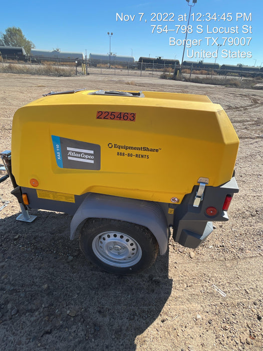 2022 ATLAS COPCO XAS 110