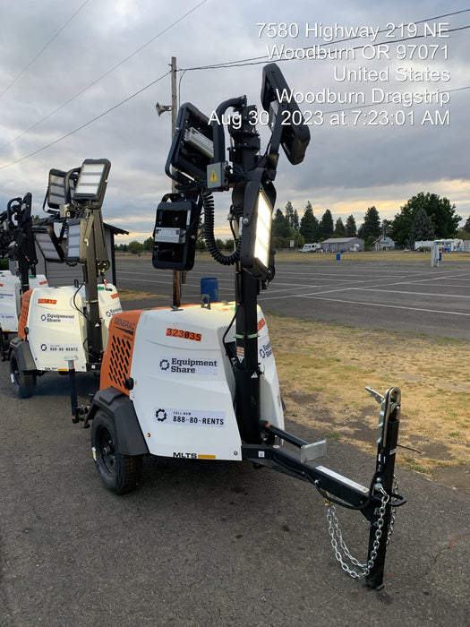 2023 Generac MLT2 Diesel, Flex Switch 120V Input, Powerzone Controller, (4) 320W LED Lights, 4kW Generator, 39.9 Gal Fuel Tank, 2" Ball, T3