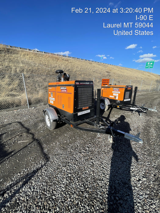 2022 Lincoln Electric Vantage 549X Crosslink Technology, Trailer Mounted, ES Decals, T3