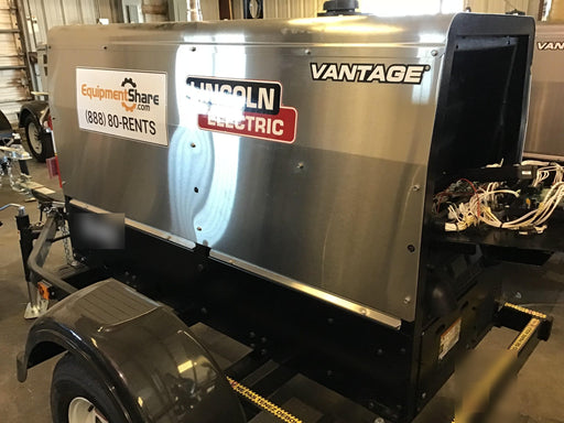2018 Lincoln Electric Vantage 322 Lincoln Vantage 322 Welder Ready Pak 3 - Vantage 322, Trailer, Fender and light kit, Cable rack