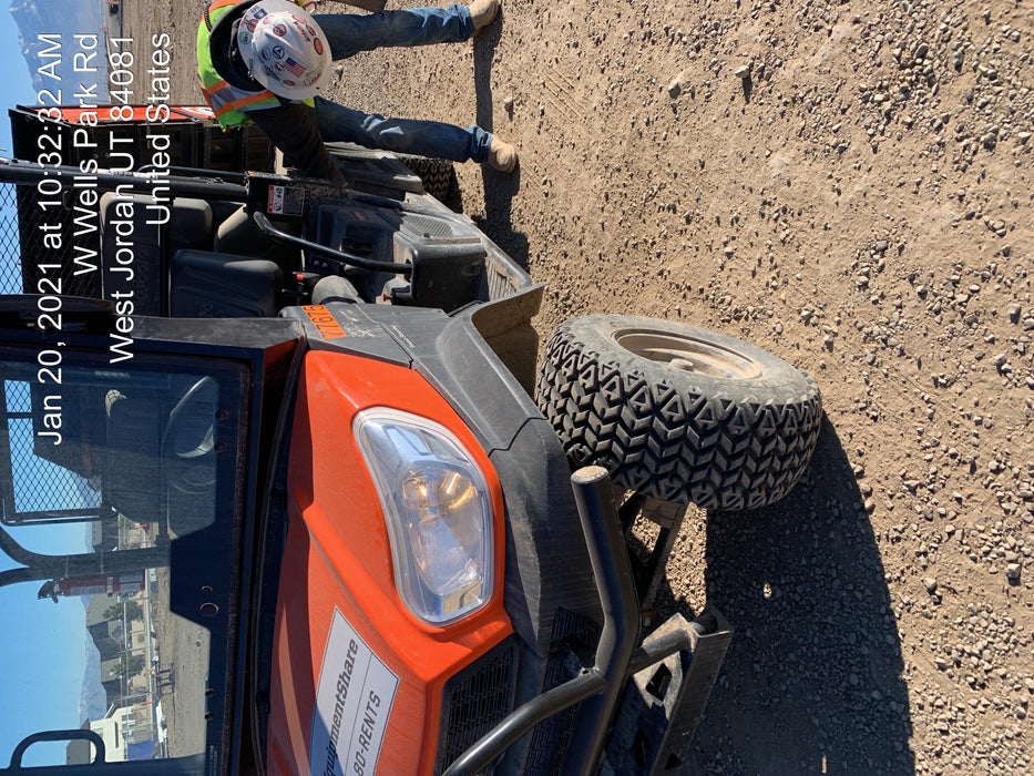 2020 Kubota RTV-X1140W-H 4WD, LED Strobe, Windshield Tempered Glass, Plastic Canopy, Wire Harness Kit, Backup Alarm