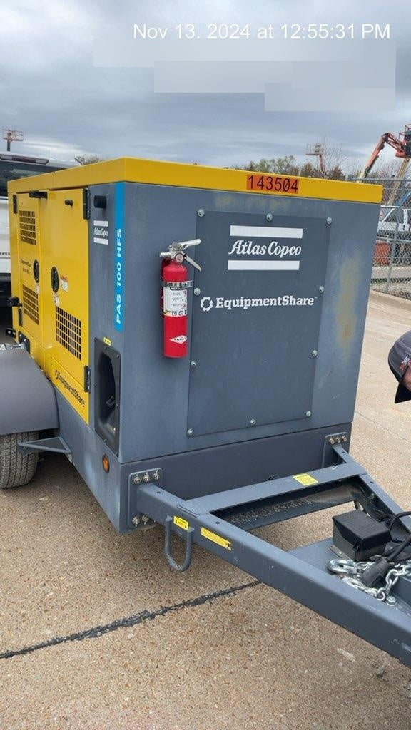 2021 ATLAS COPCO PAS 100 HF CS Enclosed