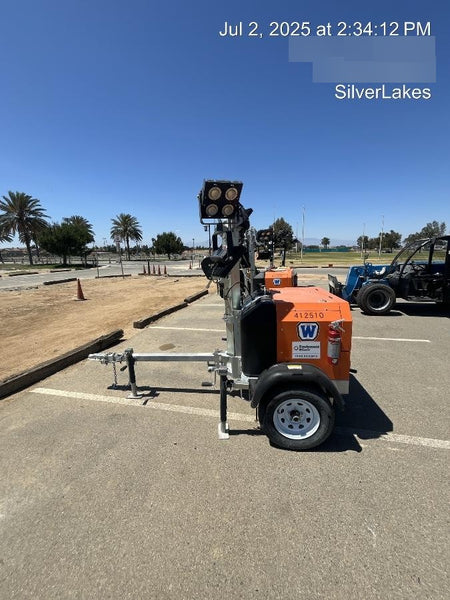 2024 Wanco WLTT-4MM4K Diesel, Deep Sea Controller, Shore Power Plug, Auto Start, (4) 350W LED Floodlights, 4kW Generator, 60 Gal Fuel Tank, 2" Ball, T3