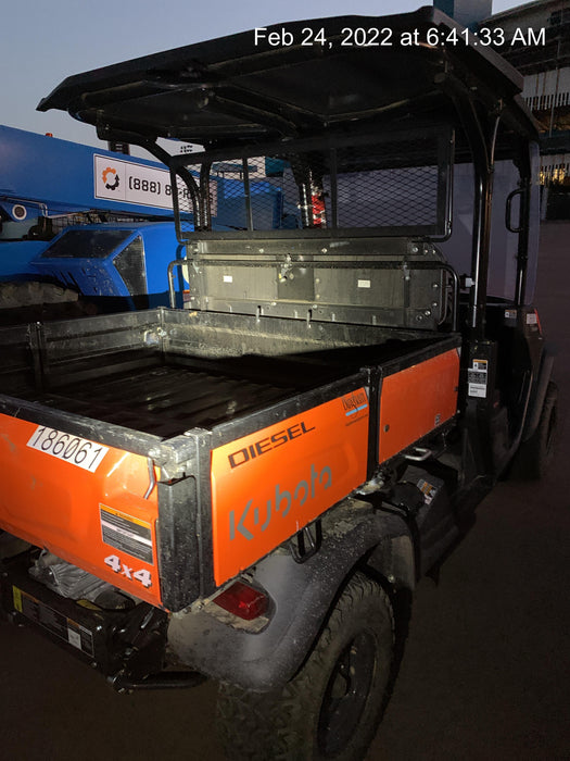2021 Kubota RTV-X1140W-H Plastic Canopy, Windshield Acrylic Clear, LED Strobe Light, Wire Harness Kit, Back up Alarm