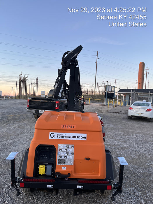 2023 Generac MLT2 Diesel, Flex Switch 120V Input, Powerzone Controller, 
(4) 320W LED Lights, 4kW Generator, 39.9 Gal Fuel Tank, 2" Ball, T3