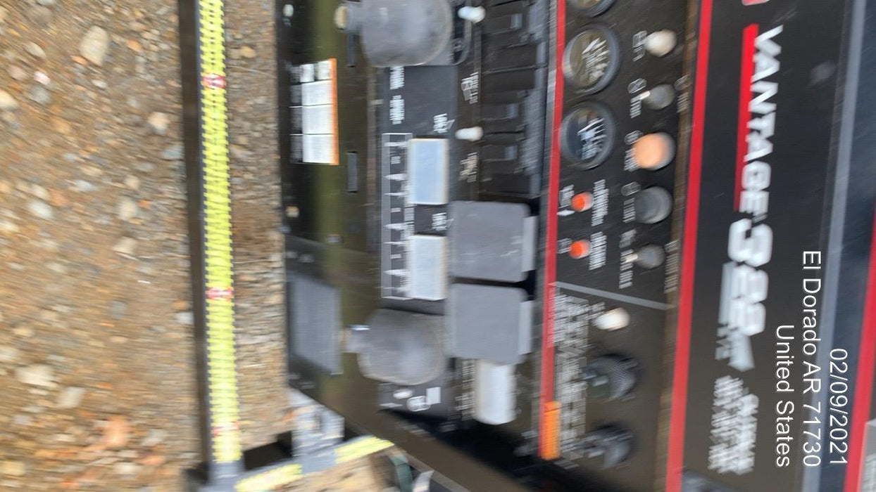 2019 Lincoln Electric Vantage 322 Ready-Pak 3, Two Wheel Trailer, Fender and Light Kit, Cable Rack