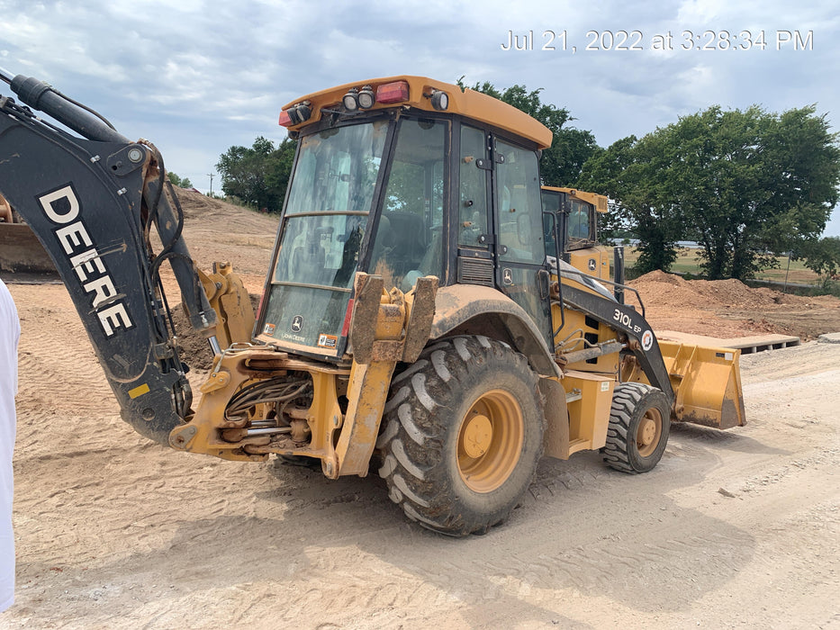 2020 John Deere 310LEP Cab/Heat/Air, 4WD, Standard Stick, Pilot Controls, 2 Way Hydraulics, TAG Manual QC