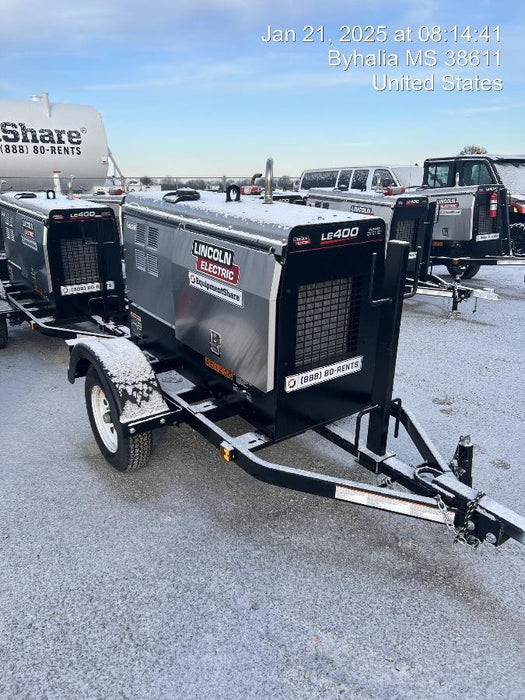 2024 Lincoln Electric LE400 Kubota V1505, Trlr, Cable Rack, Light Kit, ES Decals, T3