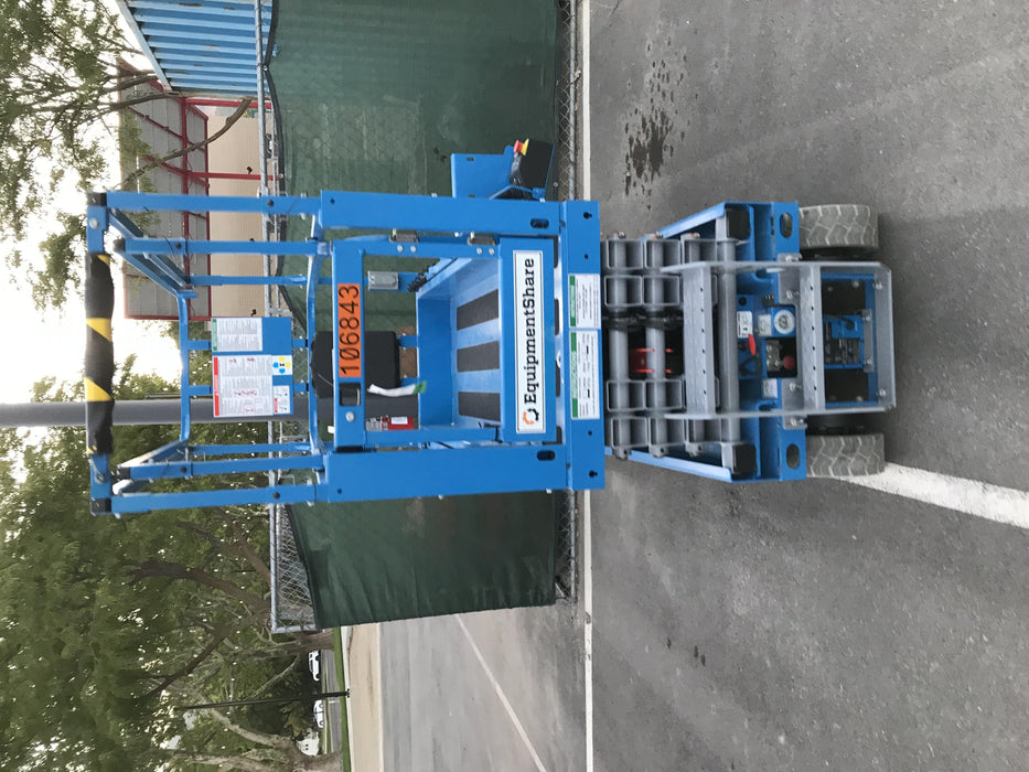 2020 Genie GS-1930 Solid Non Marking Tires, Beacon, Folding rails with half height swing gate, 800W Inverter