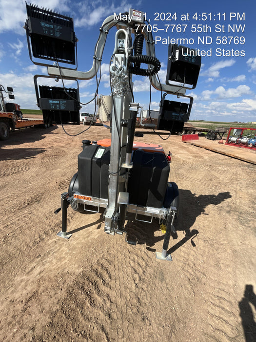 2024 Wanco WLTT-4MM4K Diesel, Deep Sea Controller, Shore Power Plug, Auto Start, (4) 350W LED Floodlights, 4kW Generator, 60 Gal Fuel Tank, 2" Ball, T3