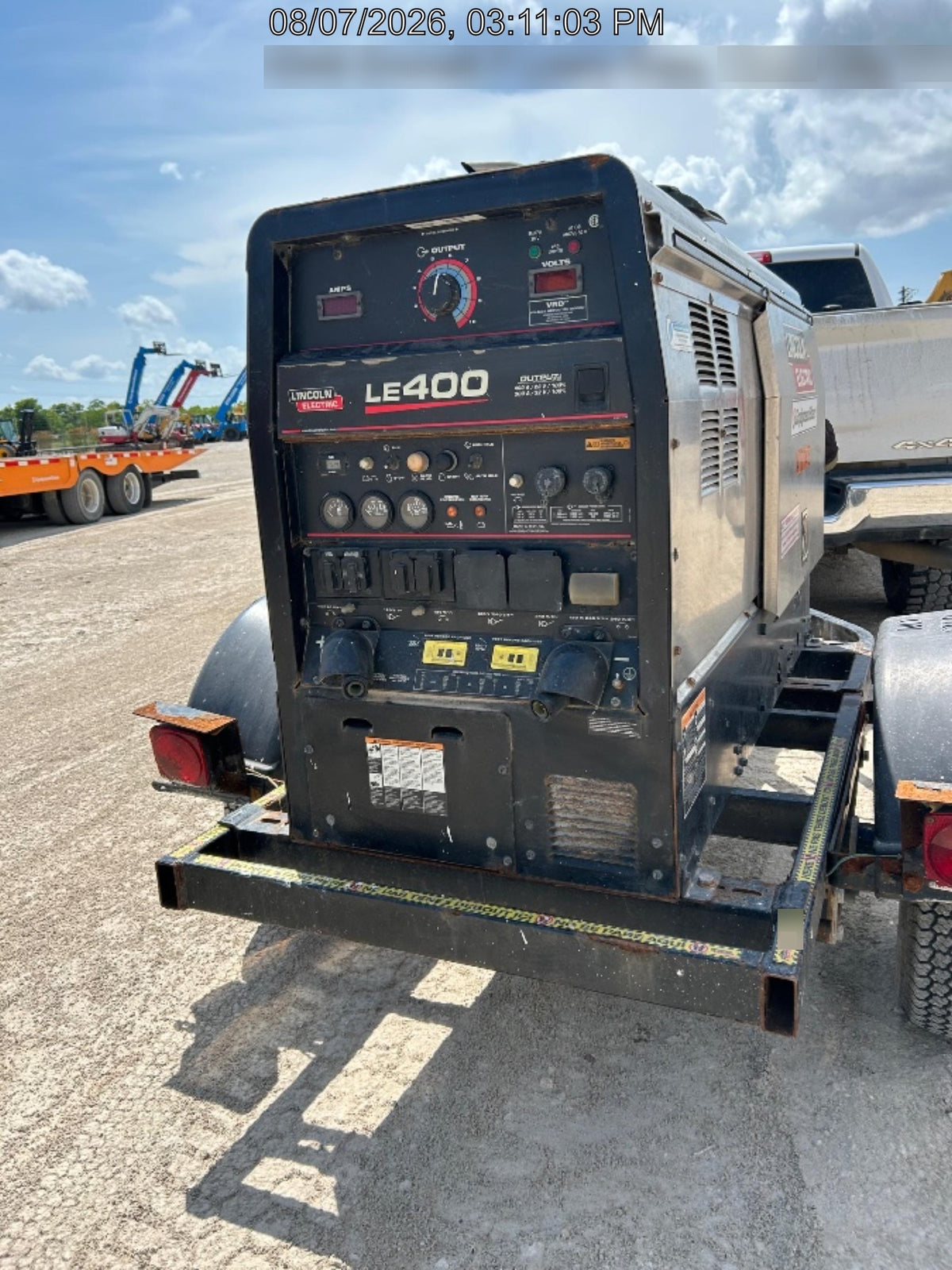 2024 Lincoln Electric LE400 Kubota V1505, Trlr, Cable Rack, Light Kit, ES Decals, T3