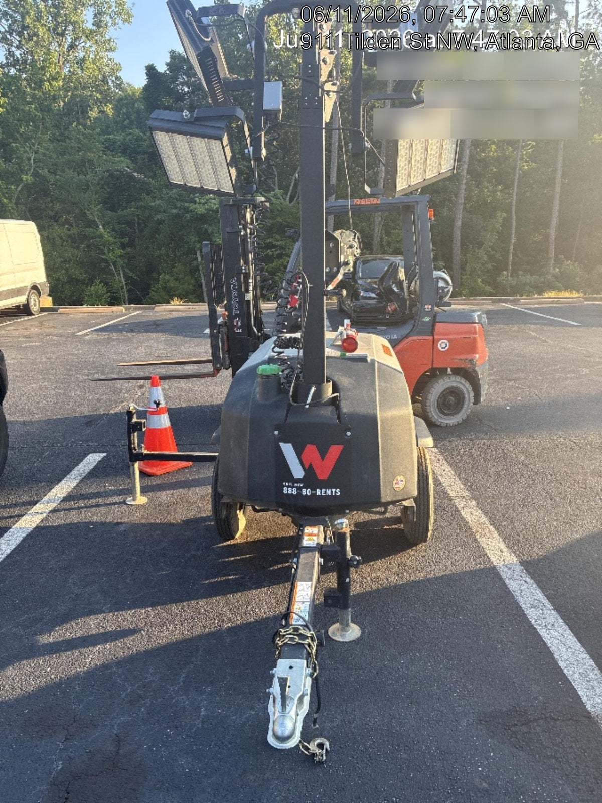 2024 Wacker Neuson LTT4 Diesel, Kohler KDW702, Deep Sea Controller, Auto Start, LED 320W, Bypass Outlet, T3