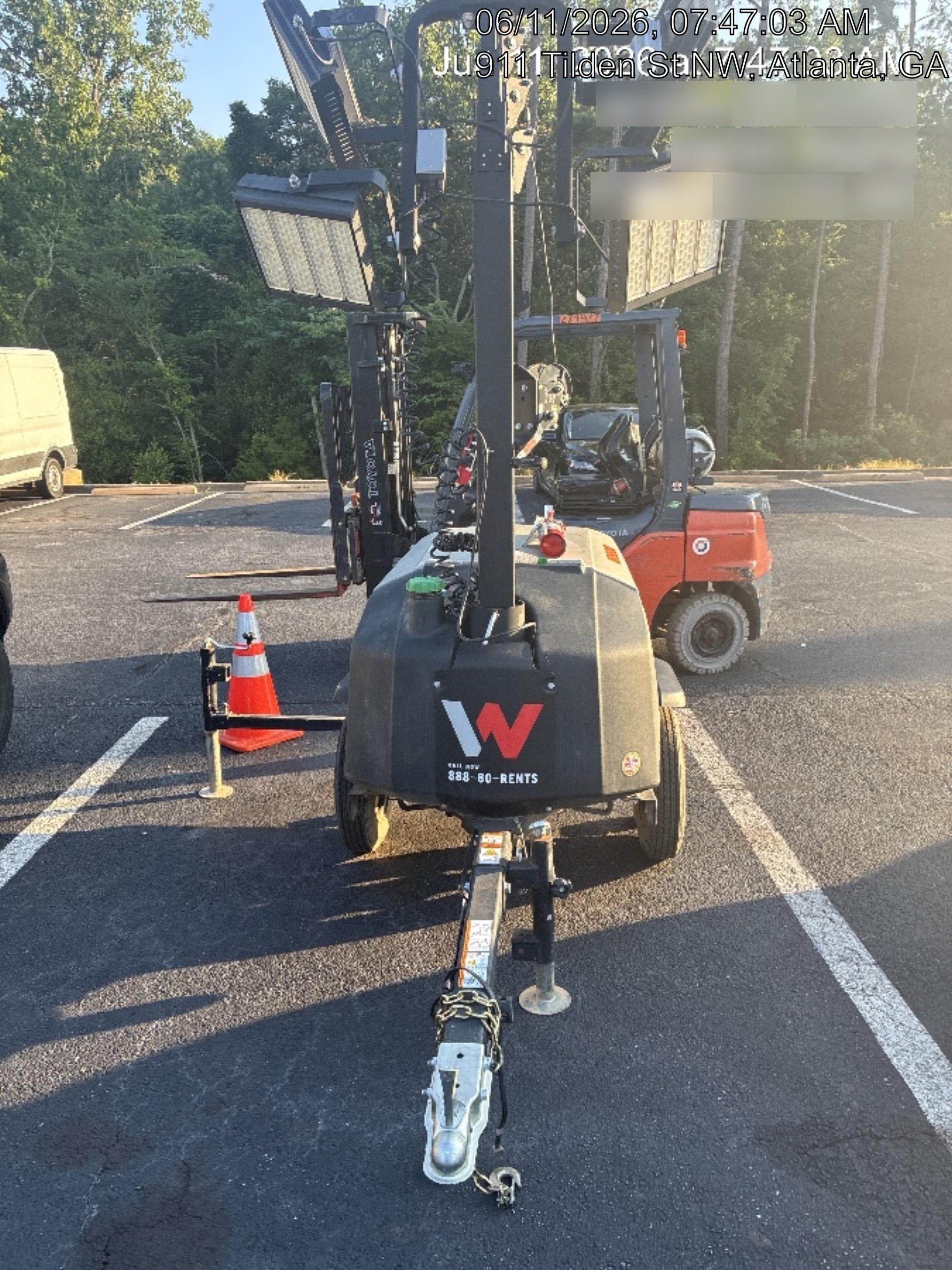 2024 Wacker Neuson LTT4 Diesel, Kohler KDW702, Deep Sea Controller, Auto Start, LED 320W, Bypass Outlet, T3