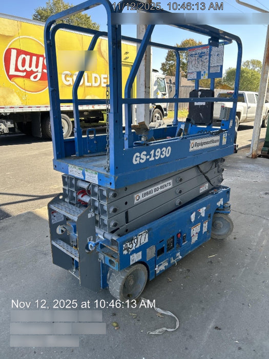 2019 Genie GS-1930 Fixed rails with chain Entry