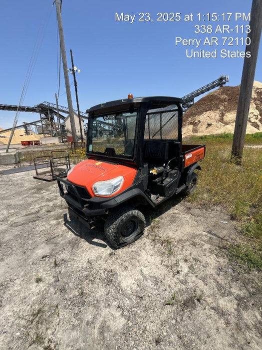2019 Kubota RTVX900WH 4wd Utility Cart, 2 Seat, Diesel, LED Strobe, Windshield Tempered Glass, Plastic Canopy, Wire Harness Kit, Backup Alarm