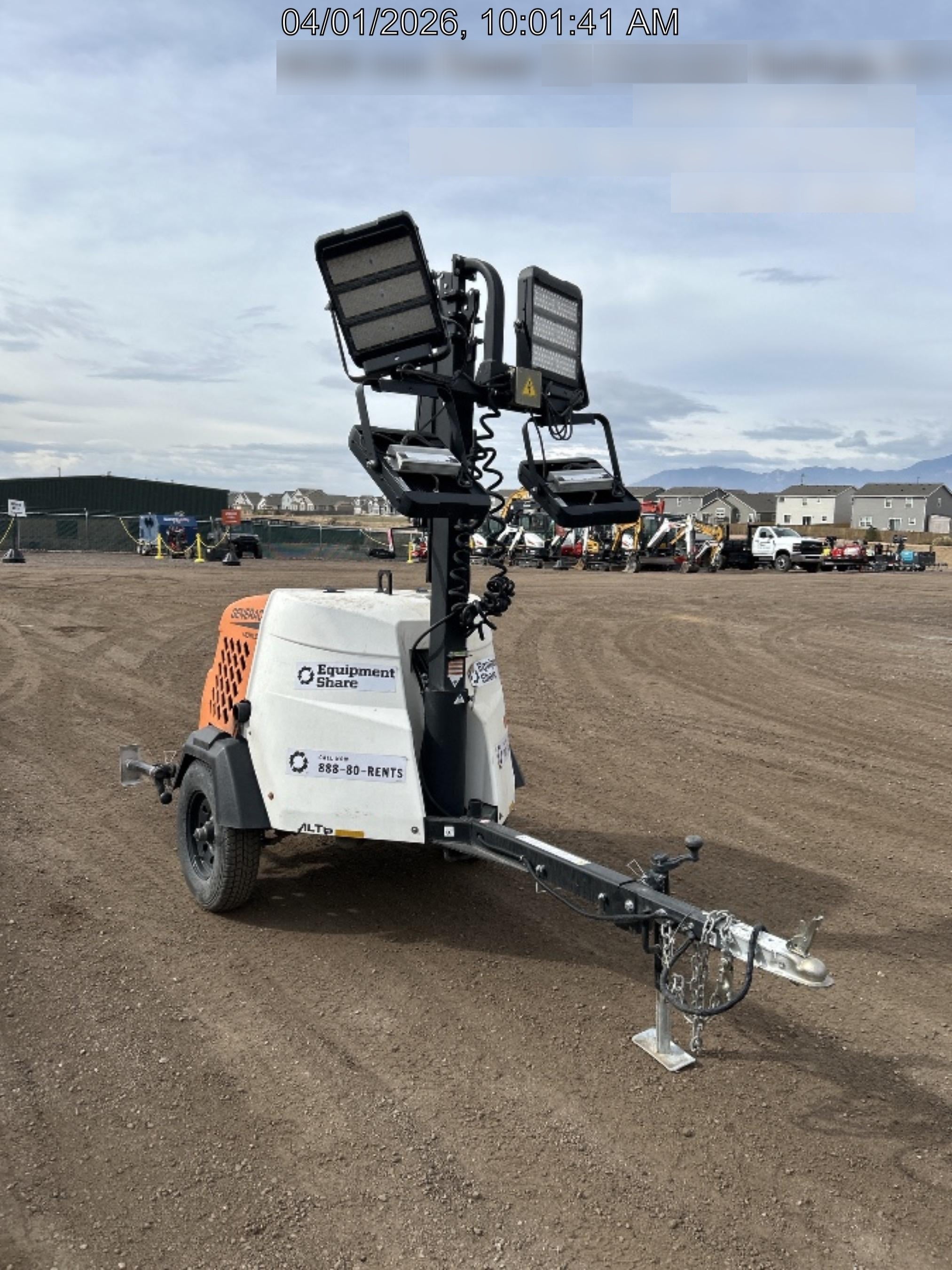 2023 Generac MLT2 Diesel, Flex Switch 120V Input, Powerzone Controller, 
(4) 320W LED Lights, 4kW Generator, 39.9 Gal Fuel Tank, 2" Ball, T3