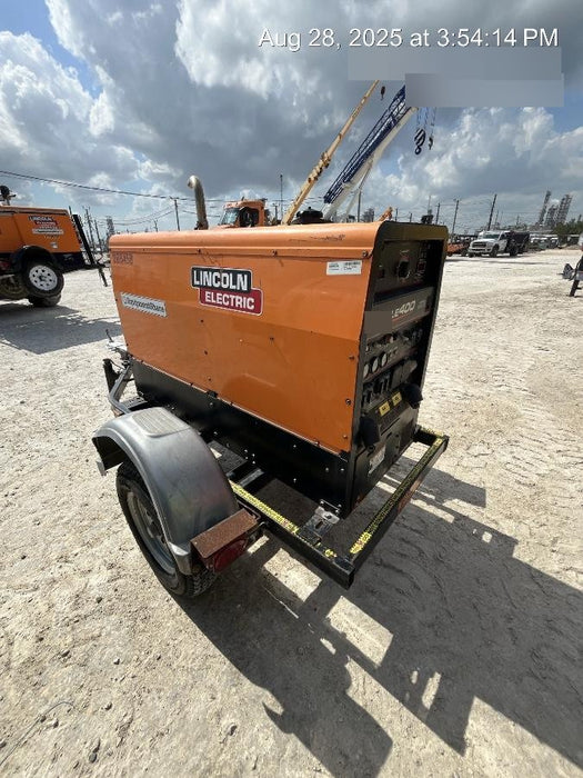 2022 Lincoln Electric LE400 Kubota V1505, Trlr, Cable Rack, Light Kit, ES Decals, T3