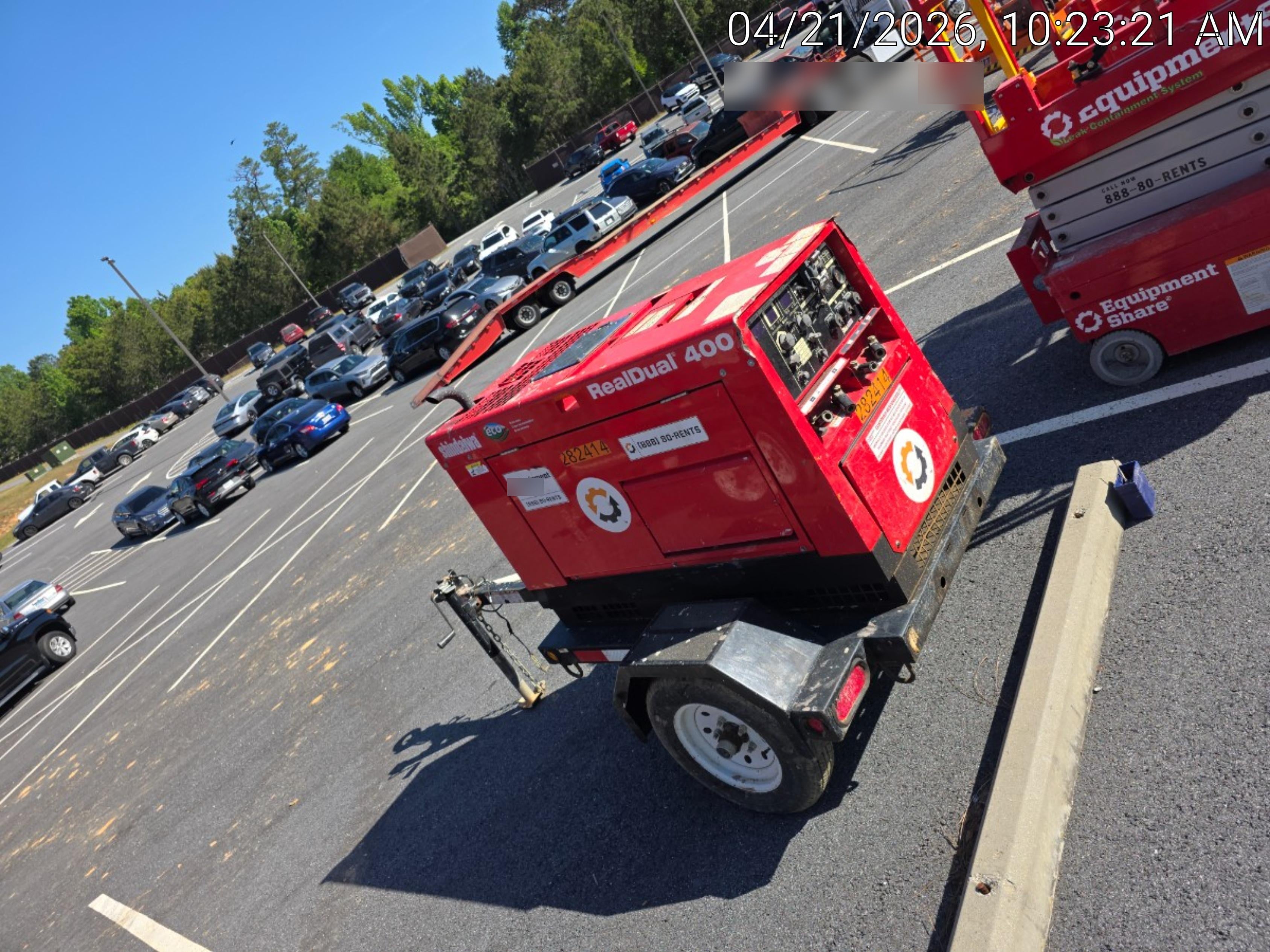 2022 Shindaiwa DGW400MDL Kubota D902 Engine, 23 HP, Dual Op Welder, Wire, Arc, Droop Stick, Tig, and CC Stick Functionality, Simulphase, 3 Phase and 1 Phase Gen Output, Single Axle NB Trlr, Slr Trckl Chrg 12V 12W, Fire Ext