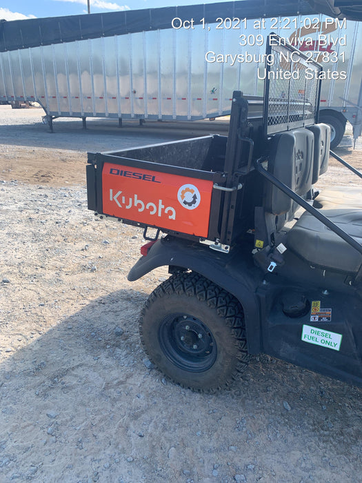 2021 Kubota RTV-X1140W-H Plastic Canopy, Windshield Acrylic Clear, LED Strobe Light, Wire Harness Kit, Back up Alarm