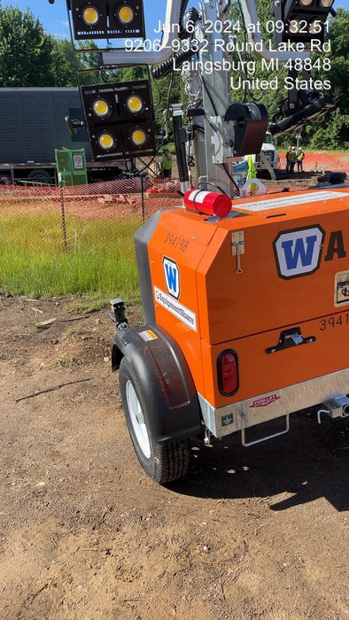 2024 Wanco WLTT-4MM4K Diesel, Deep Sea Controller, Shore Power Plug, Auto Start, (4) 350W LED Floodlights, 4kW Generator, 60 Gal Fuel Tank, 2" Ball, T3