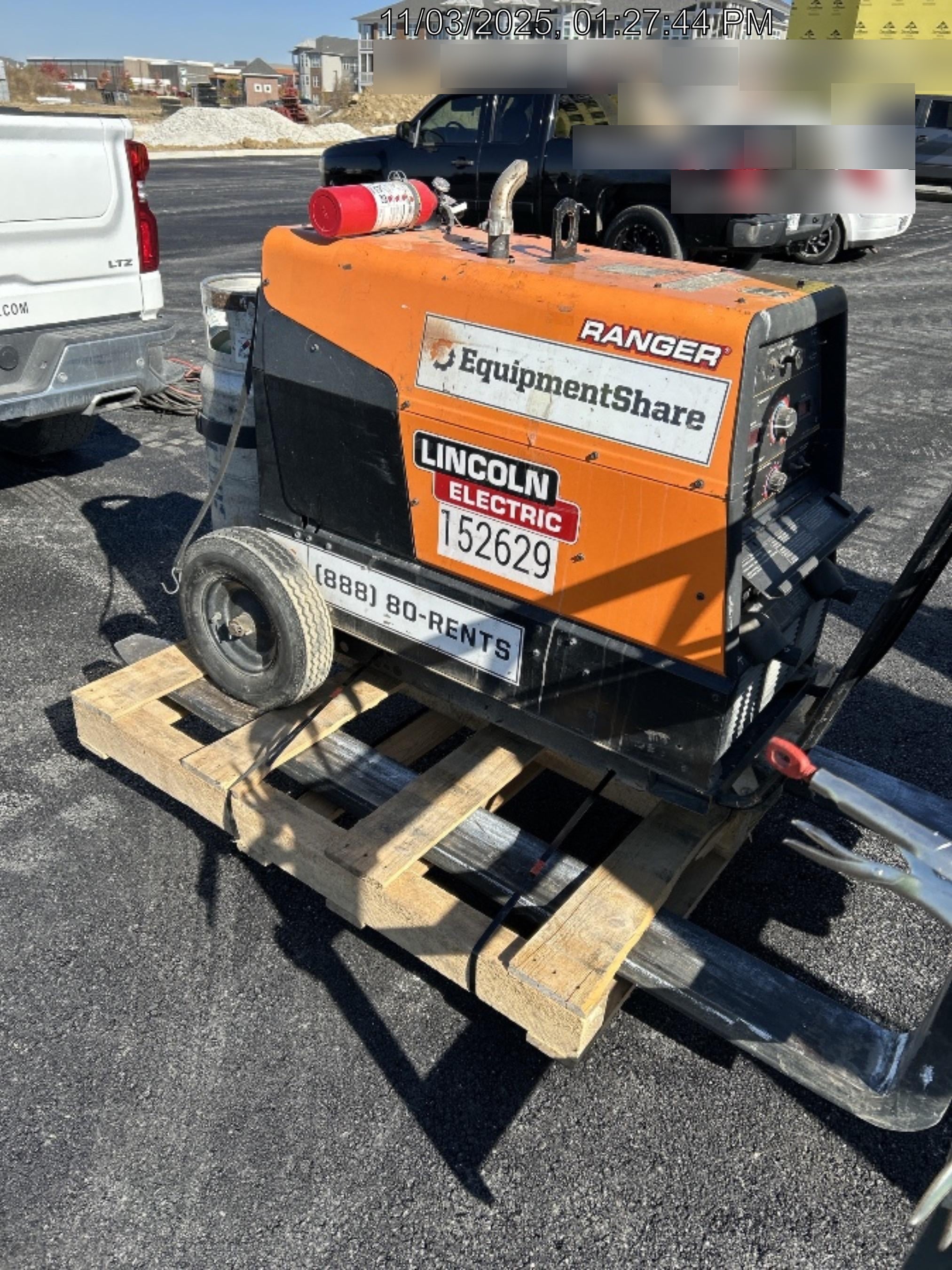 2021 Lincoln Electric Ranger 305 LPG LPG One-Pak (includes undercarriage, tank holder & tank strap) ORANGE