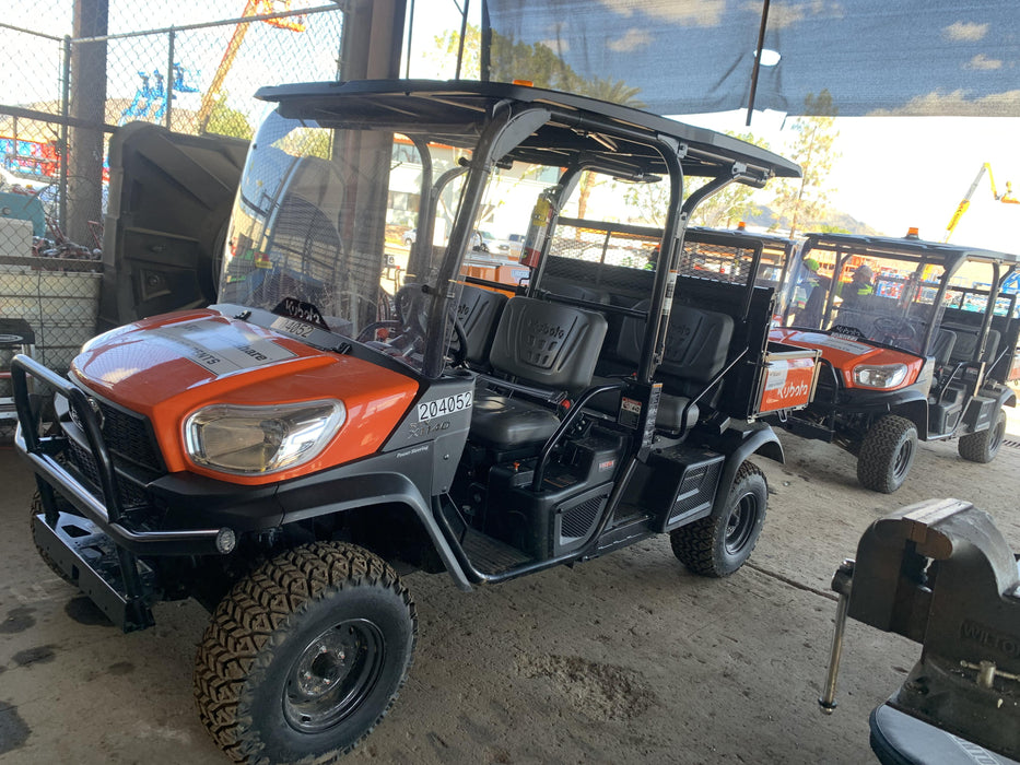2022 Kubota RTV-X1140W-H Plastic Canopy, Windshield Acrylic Clear, LED Strobe Light, Wire Harness Kit, Back up Alarm