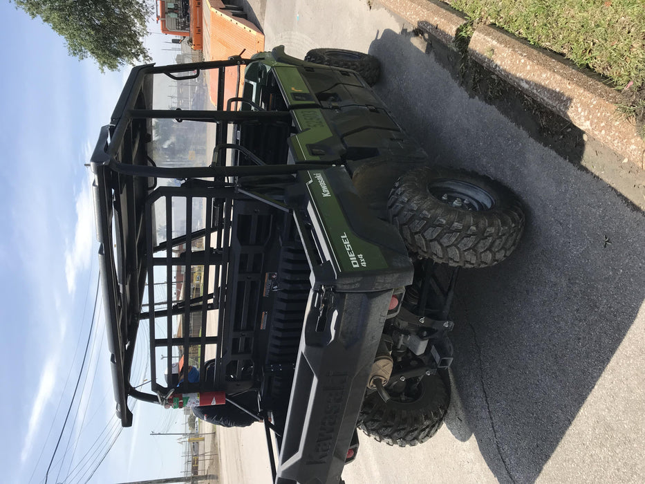 2019 Kawasaki Mule PRO-DXT Standard Options, Backup Alarm, Beacon, Plastic Hard Top, Poly Windshield, Horn Kit