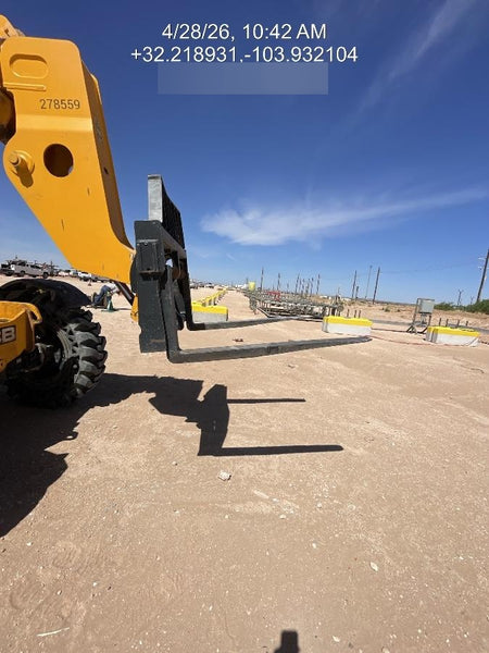 2019 JCB 506-36 Canopy, 74 HP, FF Tires, STD Worklight, Beacon, Aux Hydraulics, Lifting Eye, Back up Alarm w/48" Carriage/48" Forks