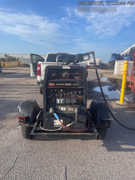 2019 Lincoln Vantage 322 Welder Ready-Pak 3, Two wheel trailer, Fender and Light kit, Cable Rack