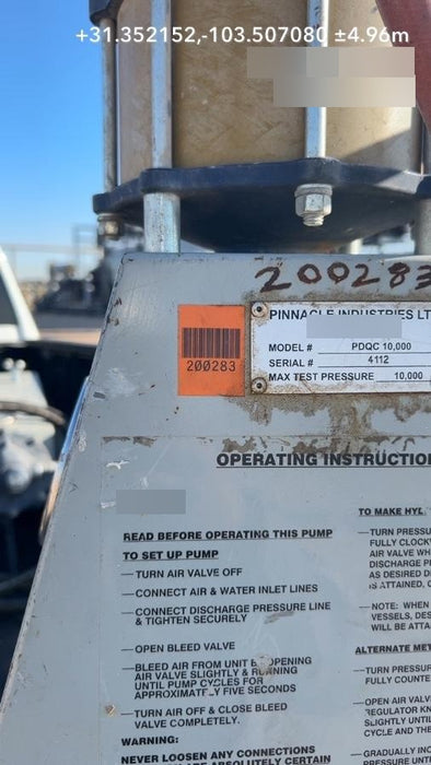 2021 PINNACLE PDQC-10000B