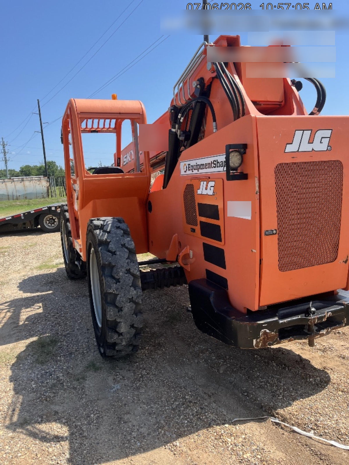 2019 Skytrak 6036 Canopy, Solid Tires, LED Work Lights, Beacon 50" Carriage, 48" Pallet Forks