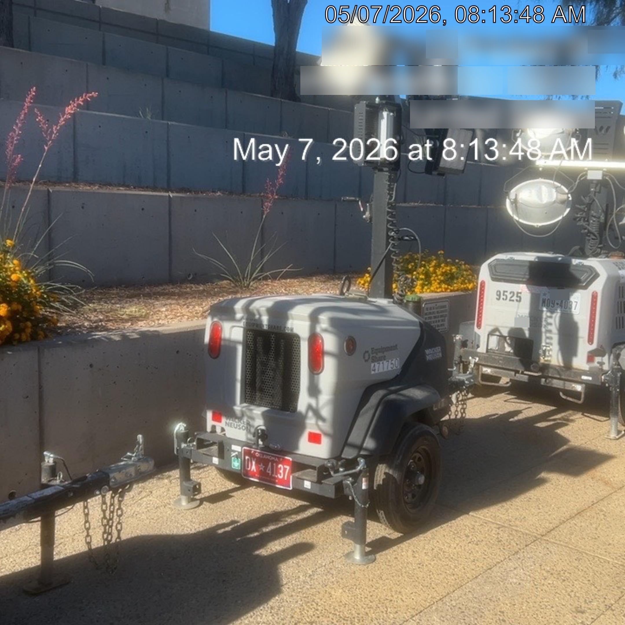2024 Wacker Neuson LTT4 Diesel, Kohler KDW702, Deep Sea Controller, Auto Start, LED 320W, Bypass Outlet, T3