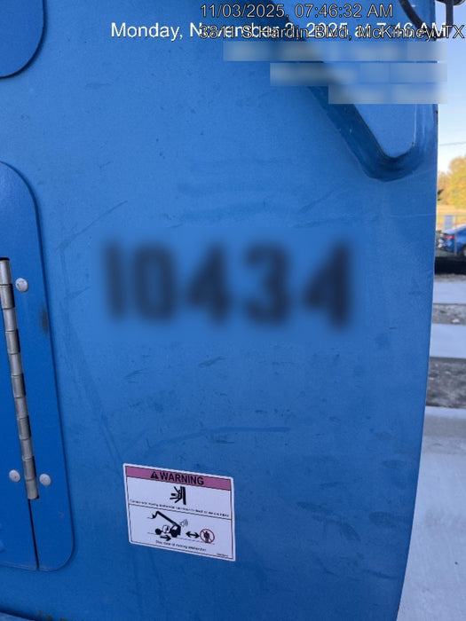 2018 Genie GTH-1056 Genie GTH-1056 w/Open ROPS, Solid Tires, Work Light/Beacon, 60" Carriage and Forks