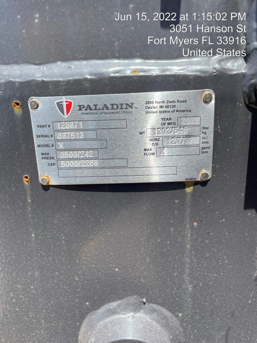 2022 PALADIN UTILITY GRAPPLE 11876-0022