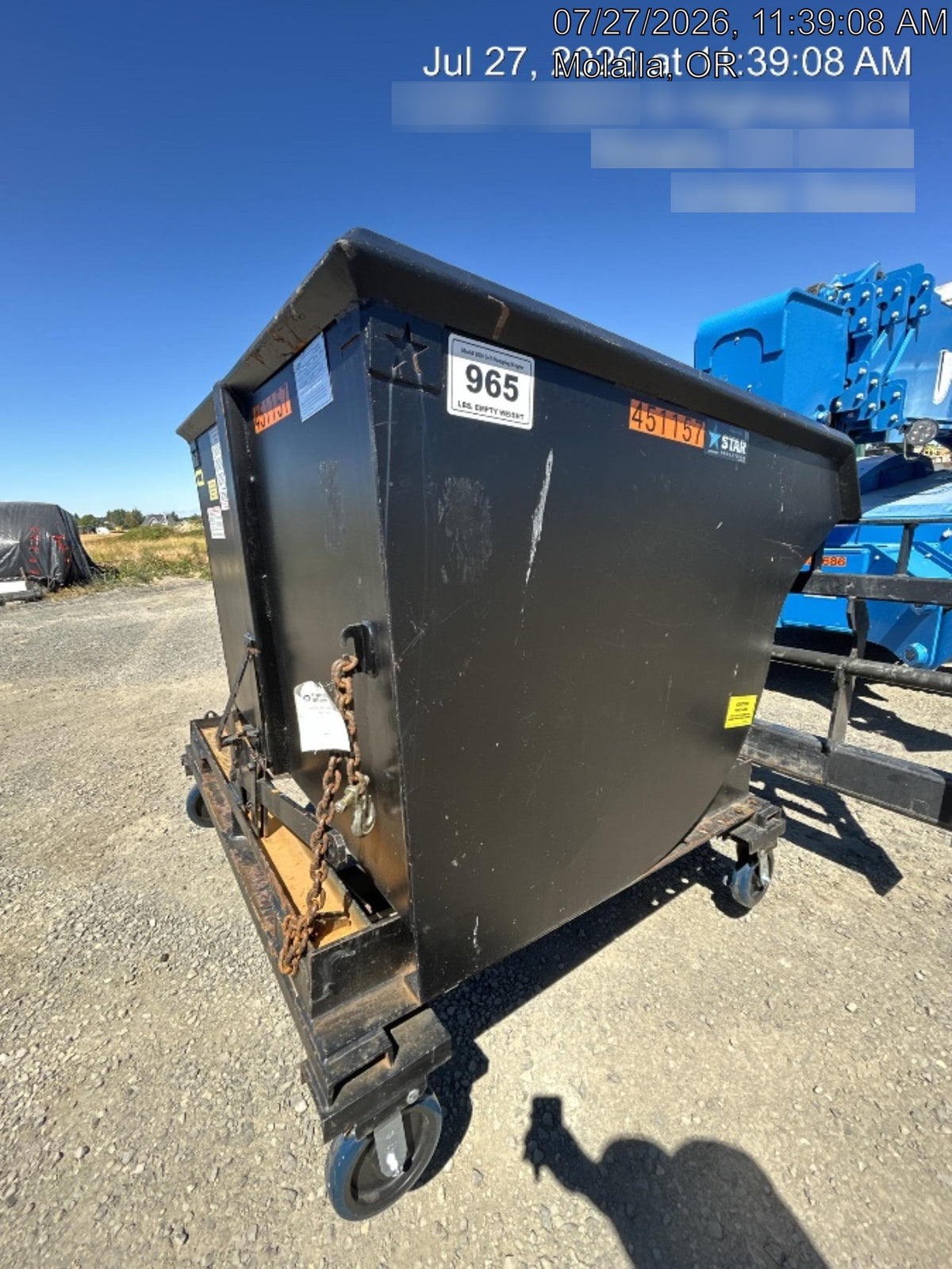 2024 STAR INDUSTRIES M-1820 - Self-Dump Hopper