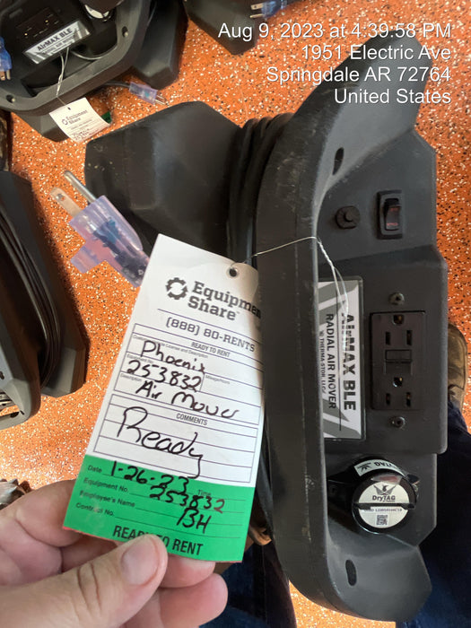 2022 PHOENIX AirMAX Radial Air Mover