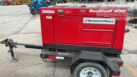 2023 Shindaiwa DGW400MDL Kubota D902 Engine, 23 HP, Dual Op Welder, Wire, Arc, Droop Stick, Tig, and CC Stick Functionality, Simulphase, 3 Phase and 1 Phase Gen Output, Single Axle NB Trlr, Slr Trckl Chrg 12V 12W, Fire Ext