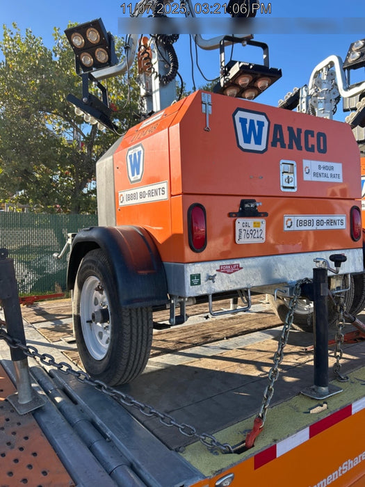 2024 Wanco WLTT-4MM4K Diesel, Deep Sea Controller, Shore Power Plug, Auto Start, (4) 350W LED Floodlights, 4kW Generator, 60 Gal Fuel Tank, 2" Ball, T3