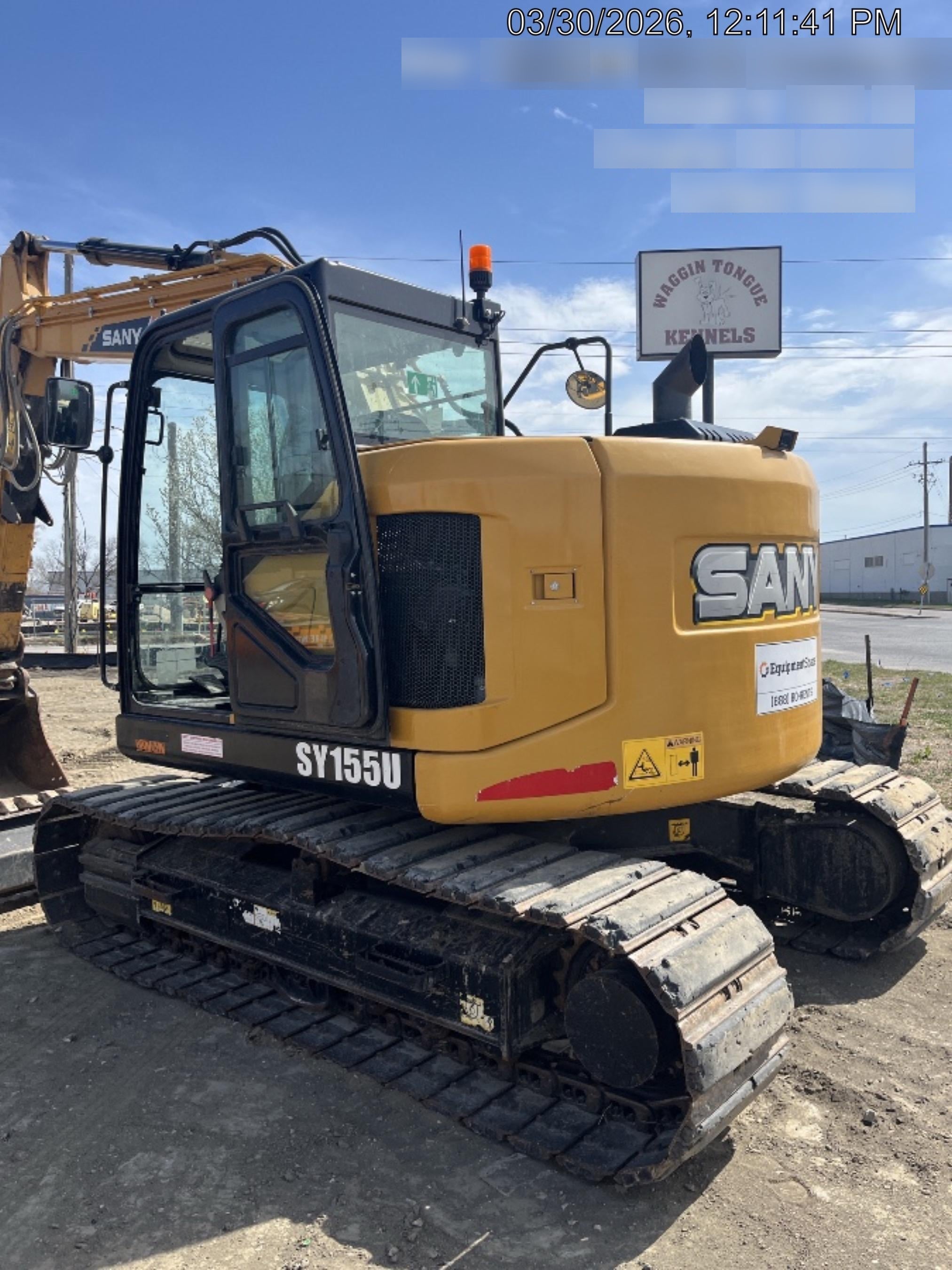 2022 SANY SY155 U